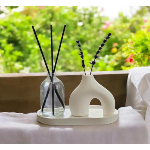 Set Dekorativ Modern me Difuzer dhe Vazo Minimaliste Set Dekorativ Modern me Difuzer dhe Vazo Minimaliste