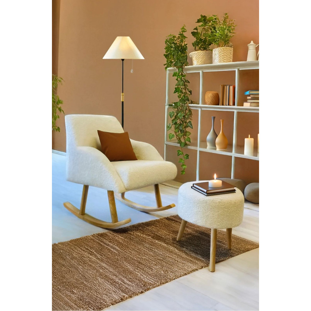 Fotele luhatëse + Tabure 