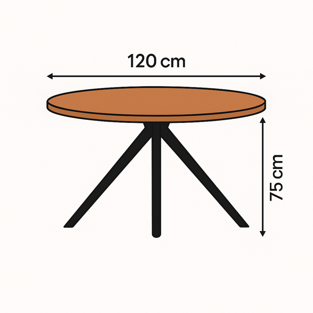 Set tavoline ngrënie SAG Metal – Bardh/Kafe