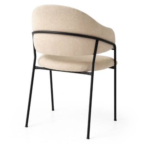 Karrige SAG – Bezh/Këmbë Metalike të Zeza Karrige SAG – Bezh/Këmbë Metalike të Zeza