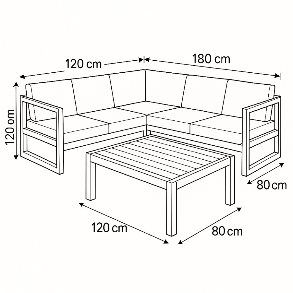 SAG Set Kopshti Këndor – Strukturë Metalike & Jastëkë të Rehatshëm