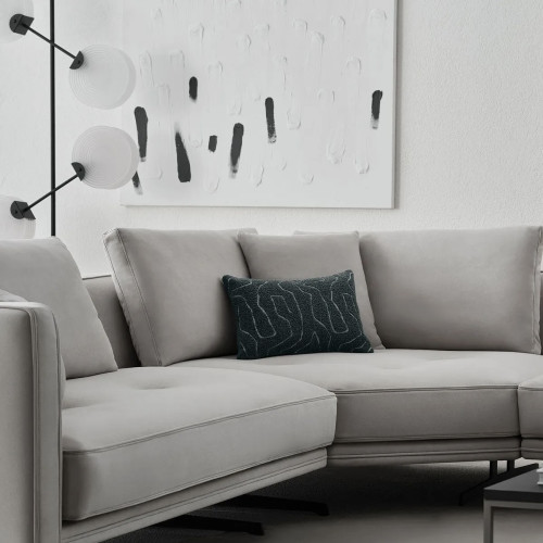Divan Këndor Modular me Dizajn Minimalist dhe Komfort Premium