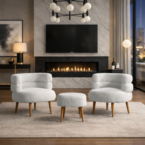 Ulëse + Tabure Prime (Ngjyrë Bardhë)