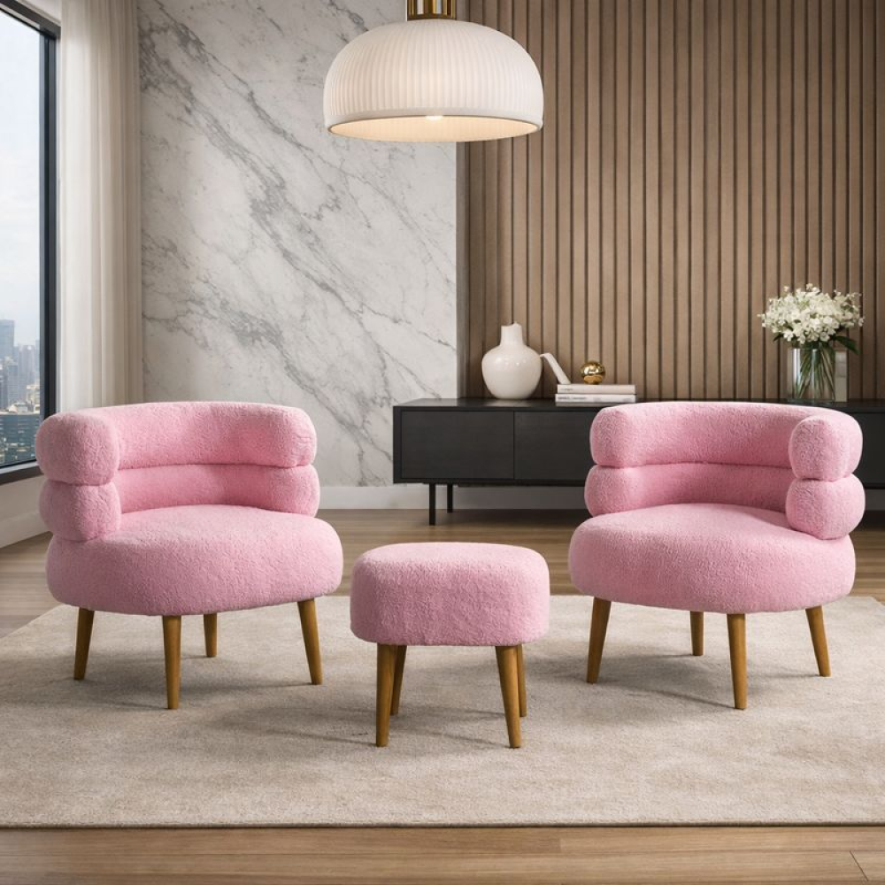 Ulëse + Tabure Prime (Ngjyrë Pembe)