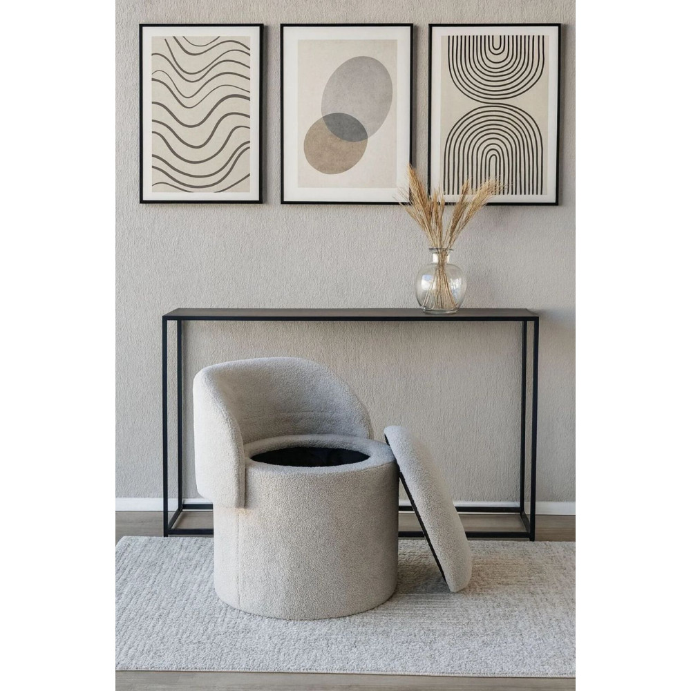 Tabure Multifunksionale – Dizajn Inteligjent & Funksional (Ngjyrë Krem)