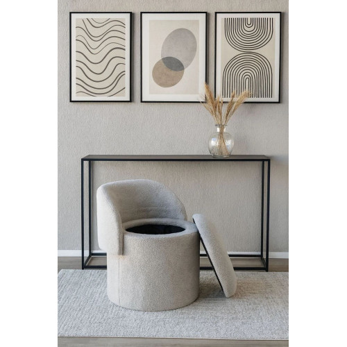 Tabure Multifunksionale – Dizajn Inteligjent & Funksional (Ngjyrë Krem)