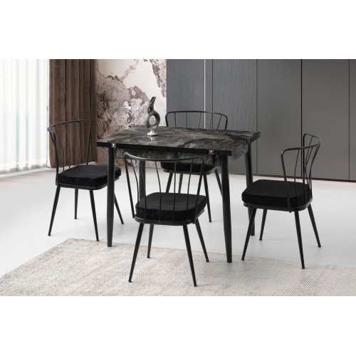 Tavolina e ngrënies Noir Stone