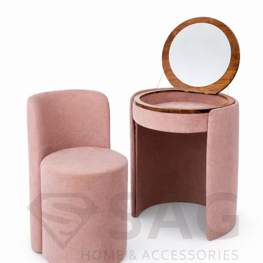 SAG Metal Ulëse 2-në-1 me Pasqyrë - Pink