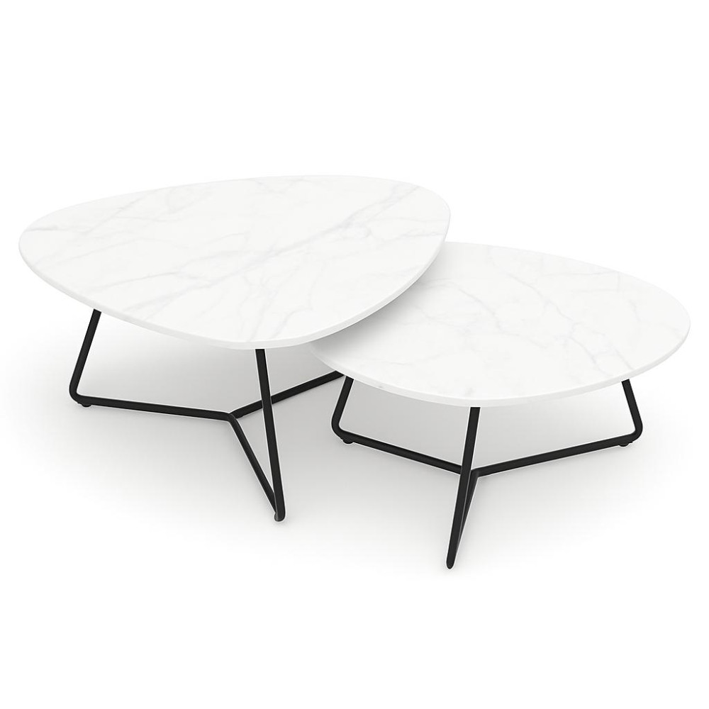 Tavolina mesi SAG Metal – Bardh imitim mermeri Tavolina mesi SAG Metal – Bardh imitim mermeri