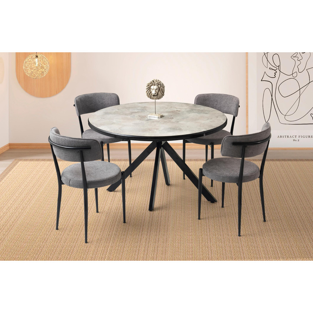 Set tavolina SAG Metal – gri / gri