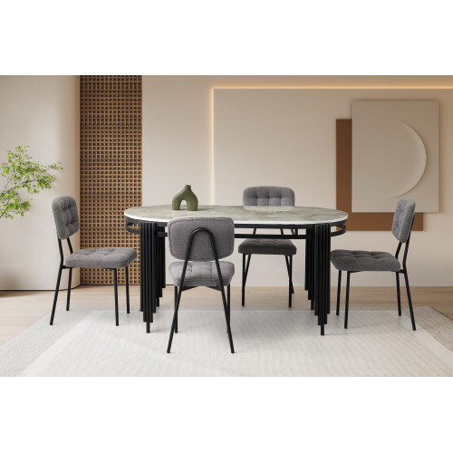 Set tavolina SAG Metal – gri / gri